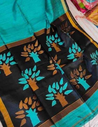 Tissue Linen Saree